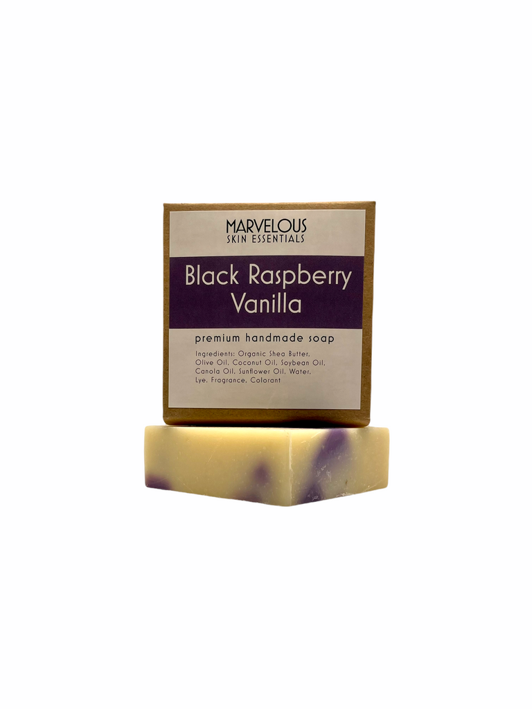 Black Raspberry Vanilla Soap Bar 5 oz | Natural Handmade Soaps ...